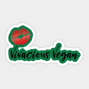 Vivacious Vegan Sticker